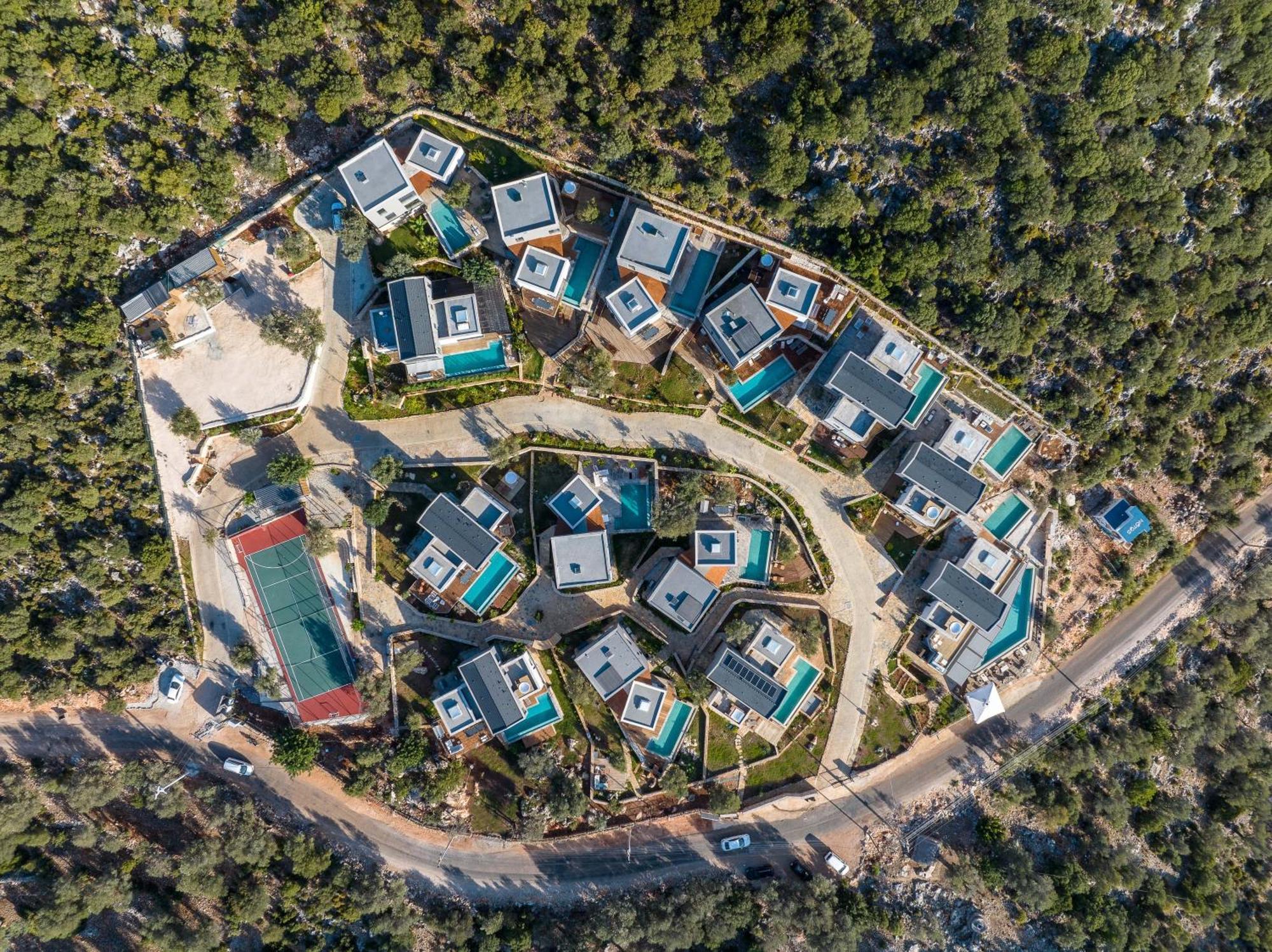 14 Premium Villas With Openair Restaurant&Tennis Court In Nature - Notos Club Kaş Exterior foto